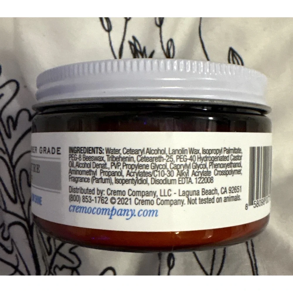 NEW Cremo High Hold Low Shine Hair Styling Thickening‎ Paste
